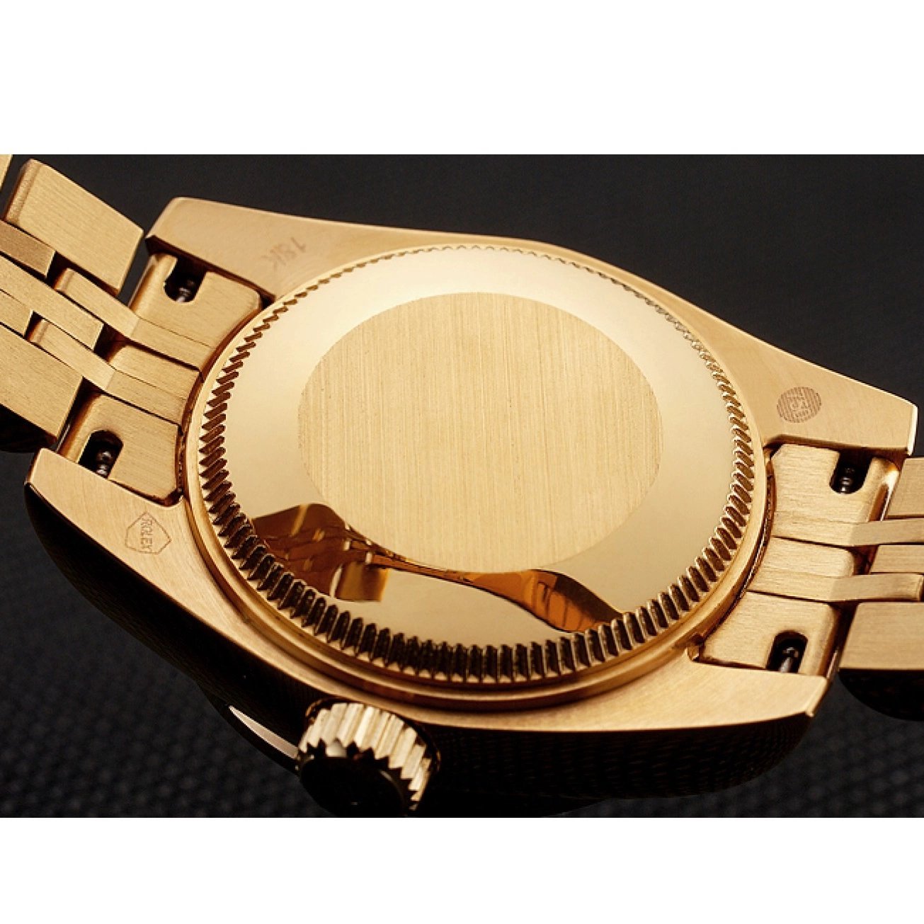 Aaa fake watches Lady-Datejust Jubilee Diamond Bracelet Swiss Dial 1454096 Bezel Champagne Gold Rolex 0623